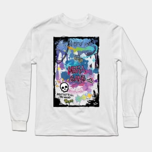 Zodiac Majesty Libra Graffiti Long Sleeve T-Shirt